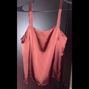 Elegant Express Burnt Orange Tank top (Small)